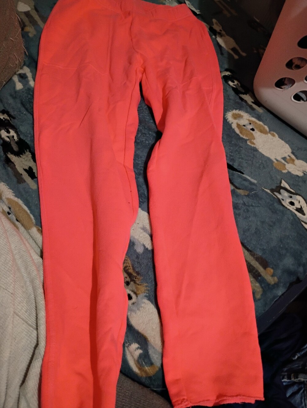 NWT aerie Coral Straight Leg Pants - Coral-c2